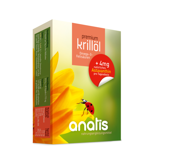 Premium Krillöl + 6 mg Astaxanthin